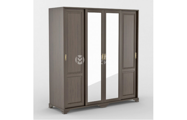 Шкаф-купе Герцог четырехстворчатый с зеркалом